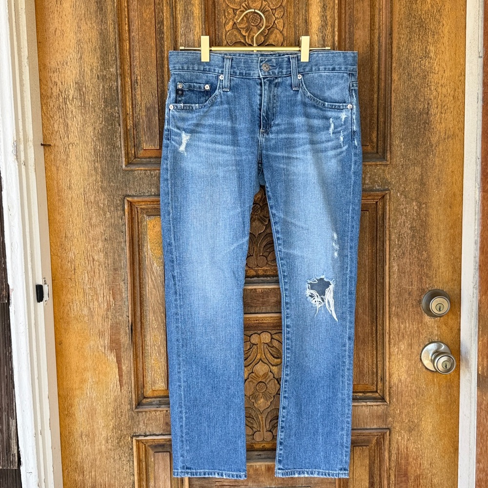 AG Adriano Goldschmied Anthropologie The Nolan Ankle Relaxed Slim Ankle Size 26